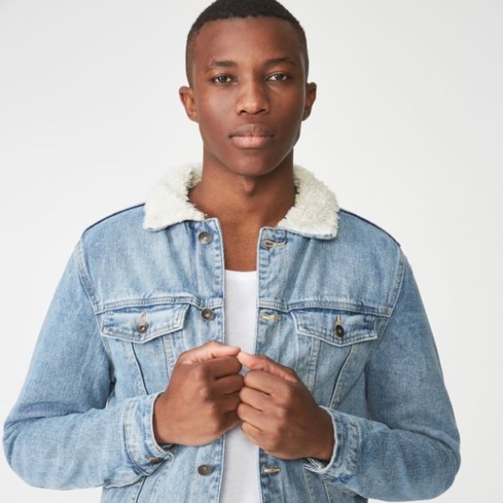 Borg Denim Jacket